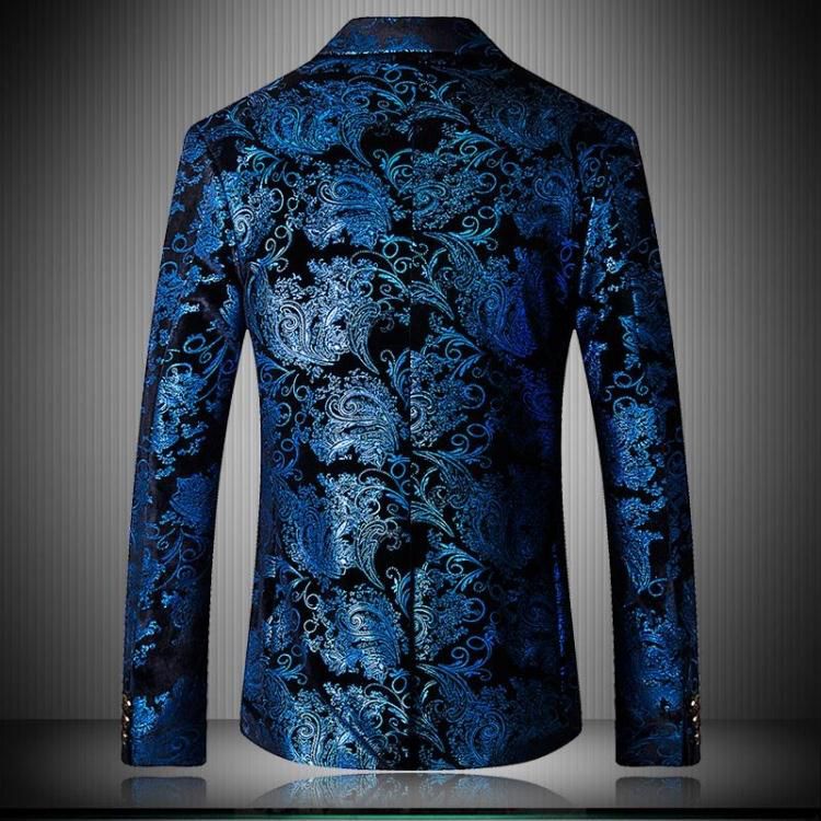 Blazer Jacke Anzug Mantel Mode Drucken Anzug Blume