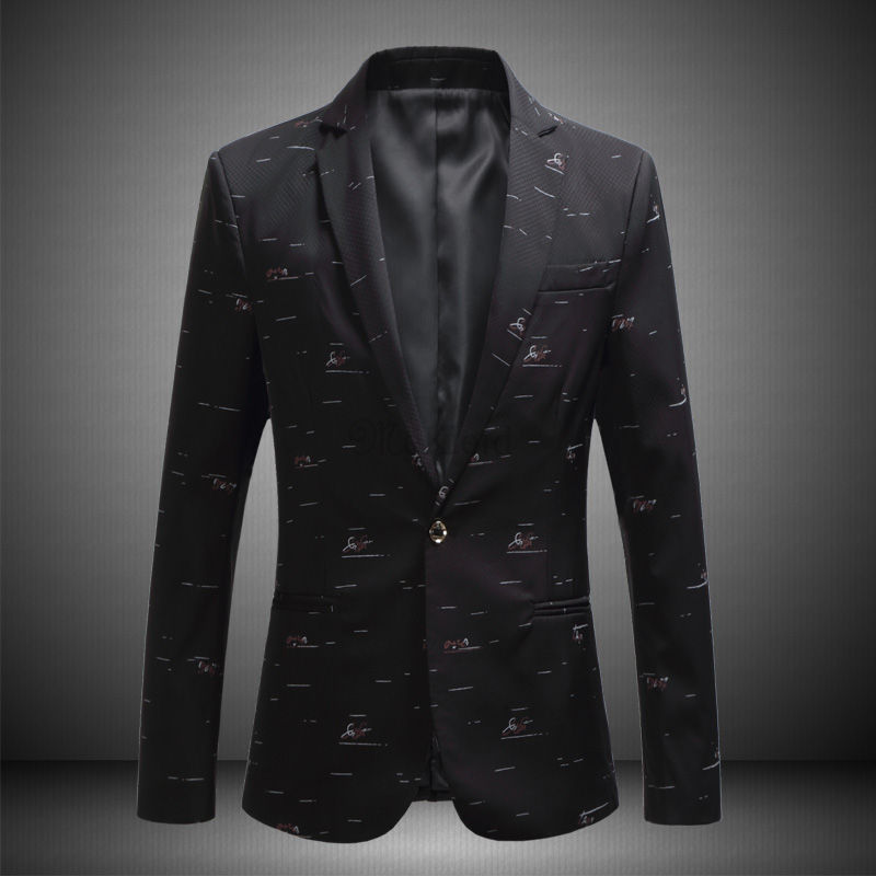 Casual Boutique Anzug Mode M-6xl Männlichen Neue Männer Blazer Jacke - Bild 3