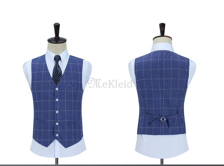 Männer Slim Fit Business Blau 5xl Druck Hochzeit Anzüge Für Männer Luxus