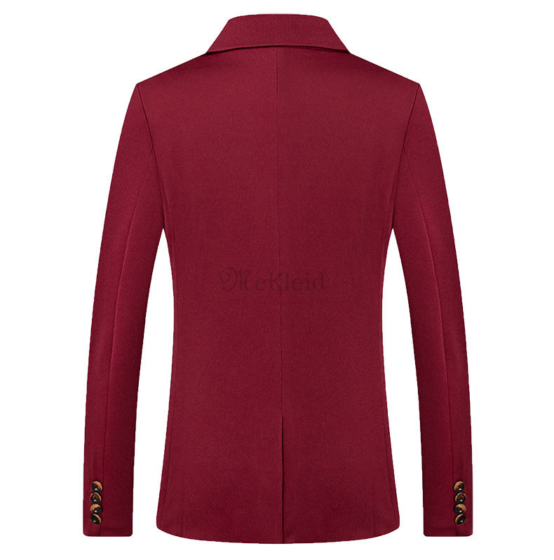 Männer Plus Größe Anzüge Blazer Slim Fit Jacke Mode Herbst