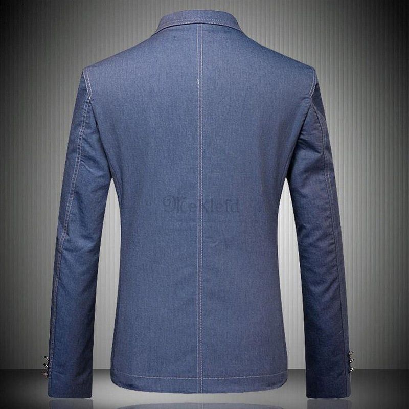 Neue Freizeit Kerbe Revers Kostüm Homme Herbst Blazer Masculino