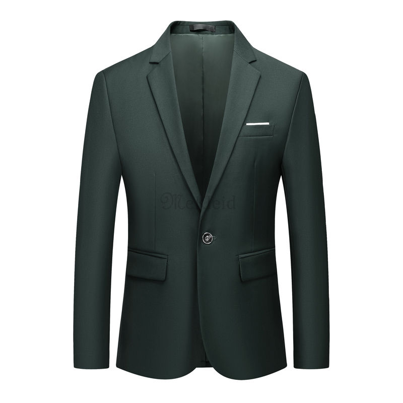 Mann Smart Einzigen Taste Blazer Slim Fit Büroarbeit Business Event